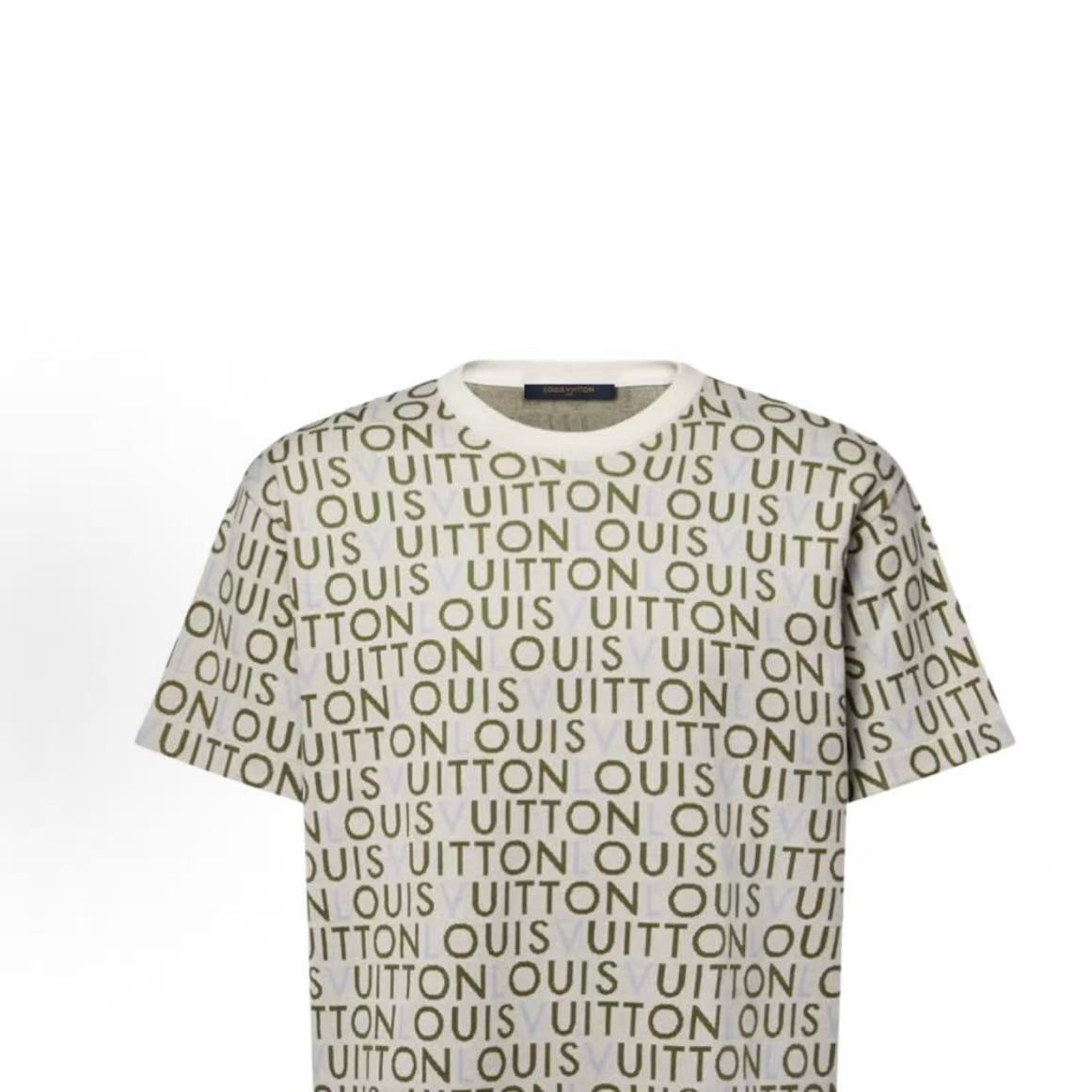 LOUIS VUITTON SS26 Printed Short-Sleeved Round-Neck T-Shirt for Men