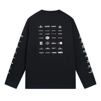 Balenciga logo tee BL225005 black