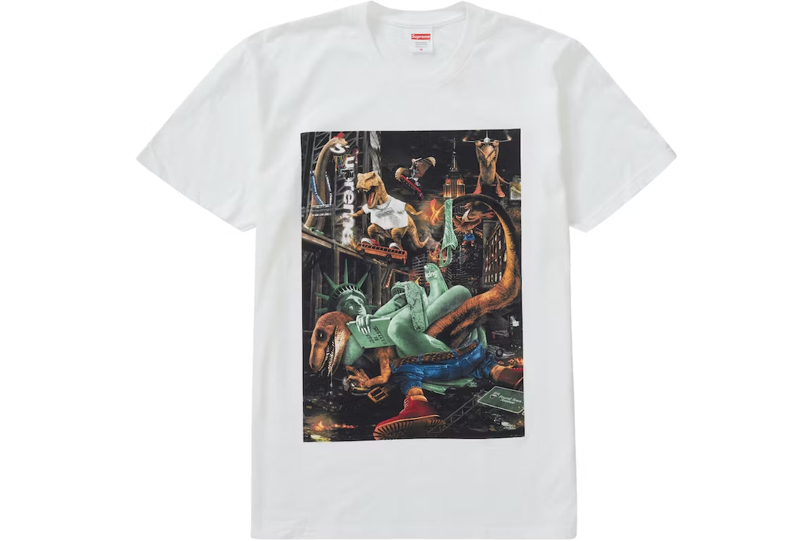Supreme T-Rex Tee White