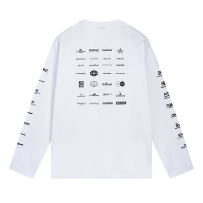 Balenciga logo tee BL225005 white