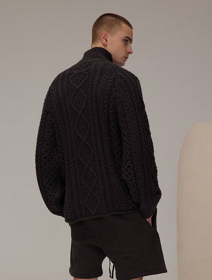 FEAR OF GOD ESSENTIALS 22 vintage twist turtleneck sweater