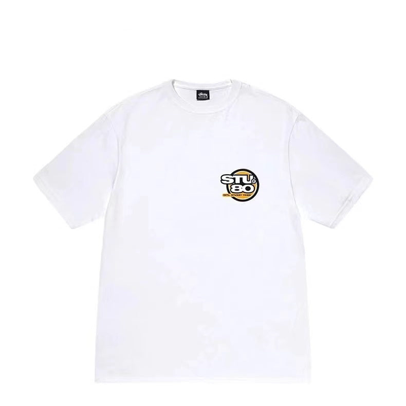 STUSSY GLOBAL TRIBE TEE WHITE