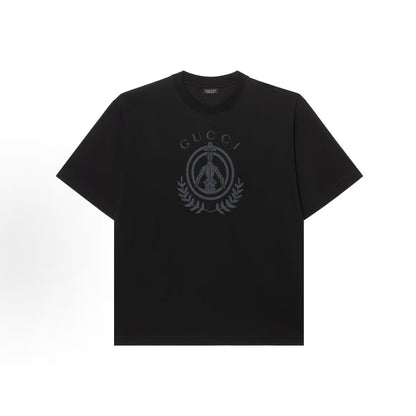 GUCCI - Printed Knitted Cotton Pullover Solid Color T-Shirt - Men's Style