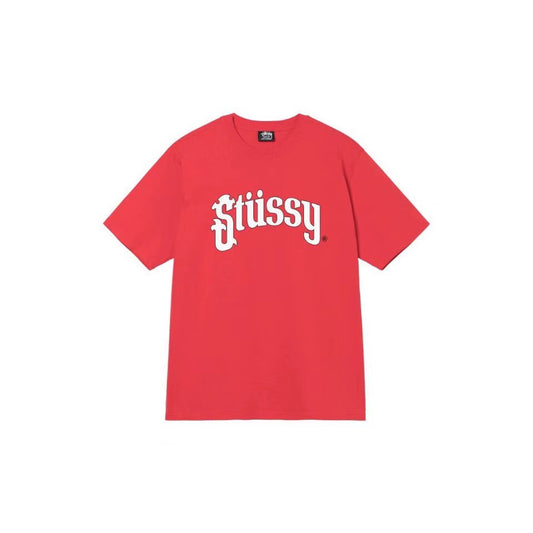 STUSSY CLASSIC LOGO TEE RED