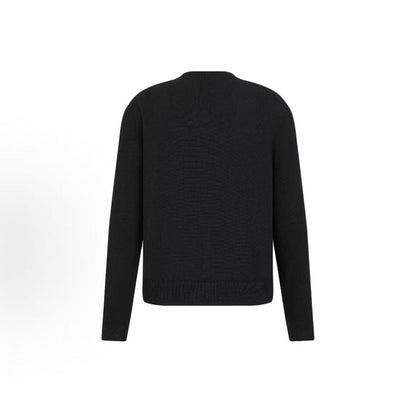 DIOR (Dior) - Fall/Winter 2024 - Round-neck pullover long-sleeve sweater - Men's style - Black color