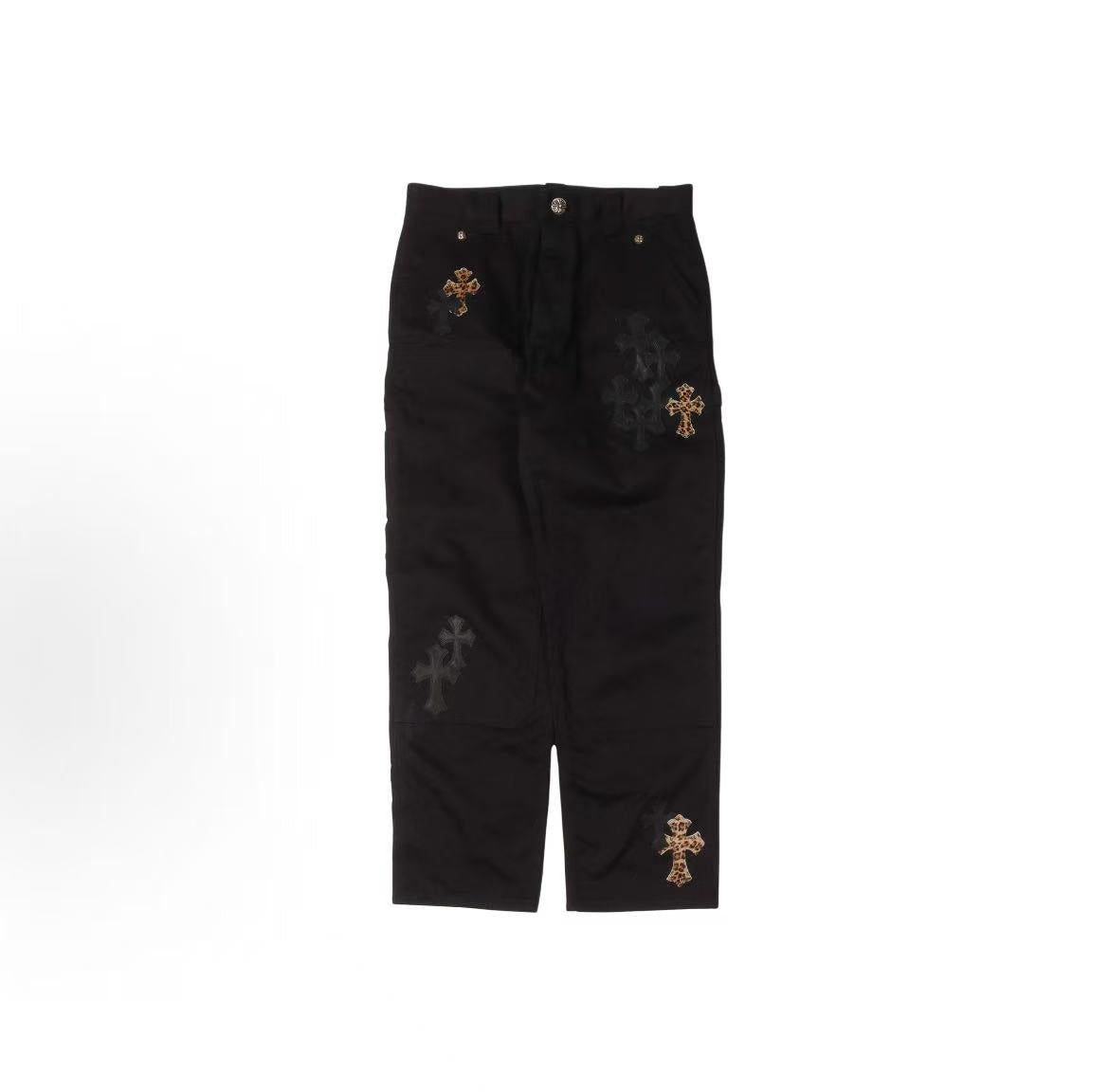 Chrome Hearts Cross Patch Knee Pads Overalls men's and women's versions are the same.