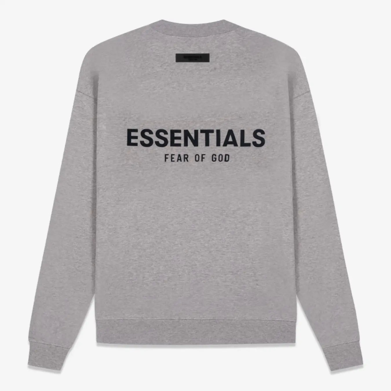 FOG FEAR OF GOD ESSENTIALS double-row flocked crew neck sweatshirt