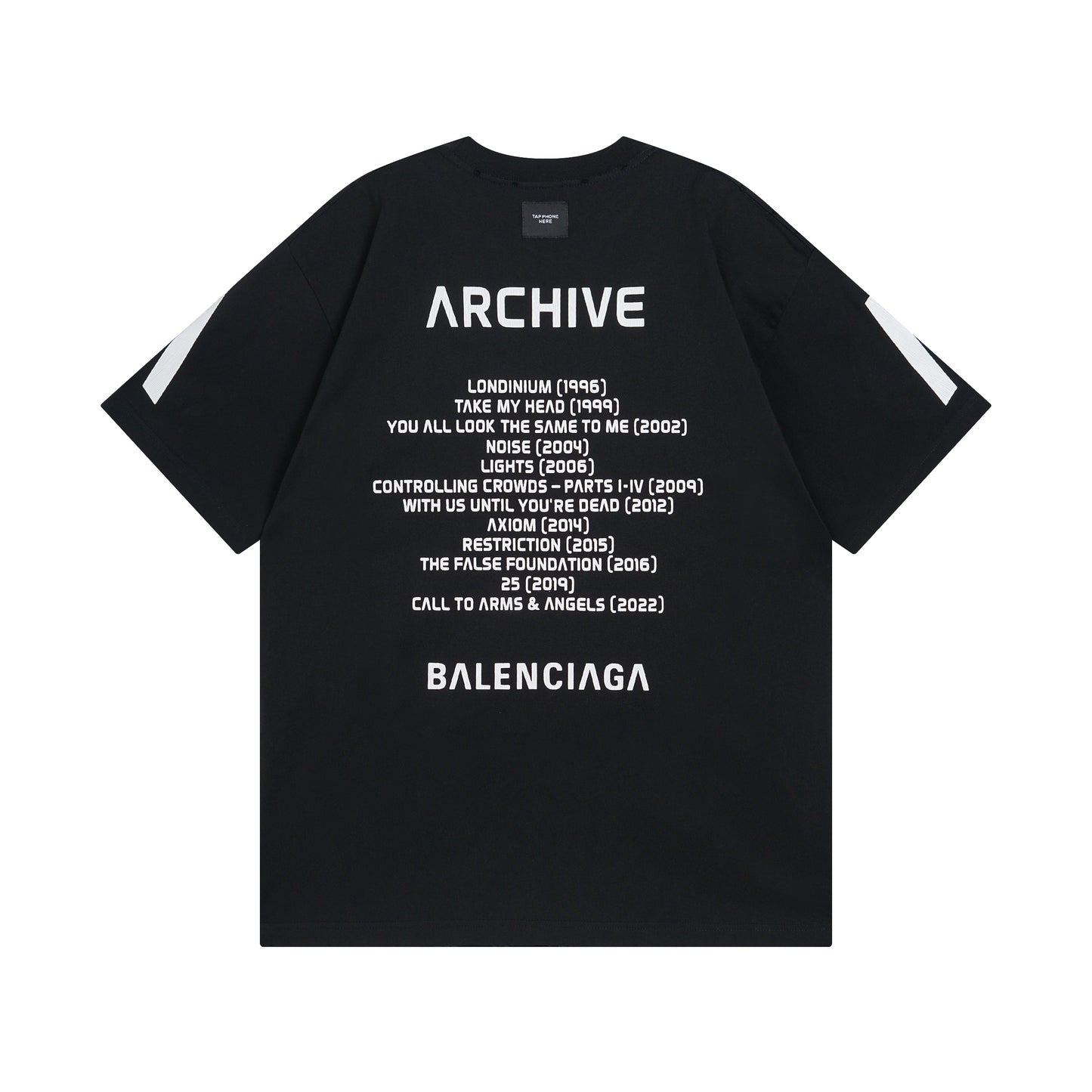 Balenciga logo tee BL223308 black