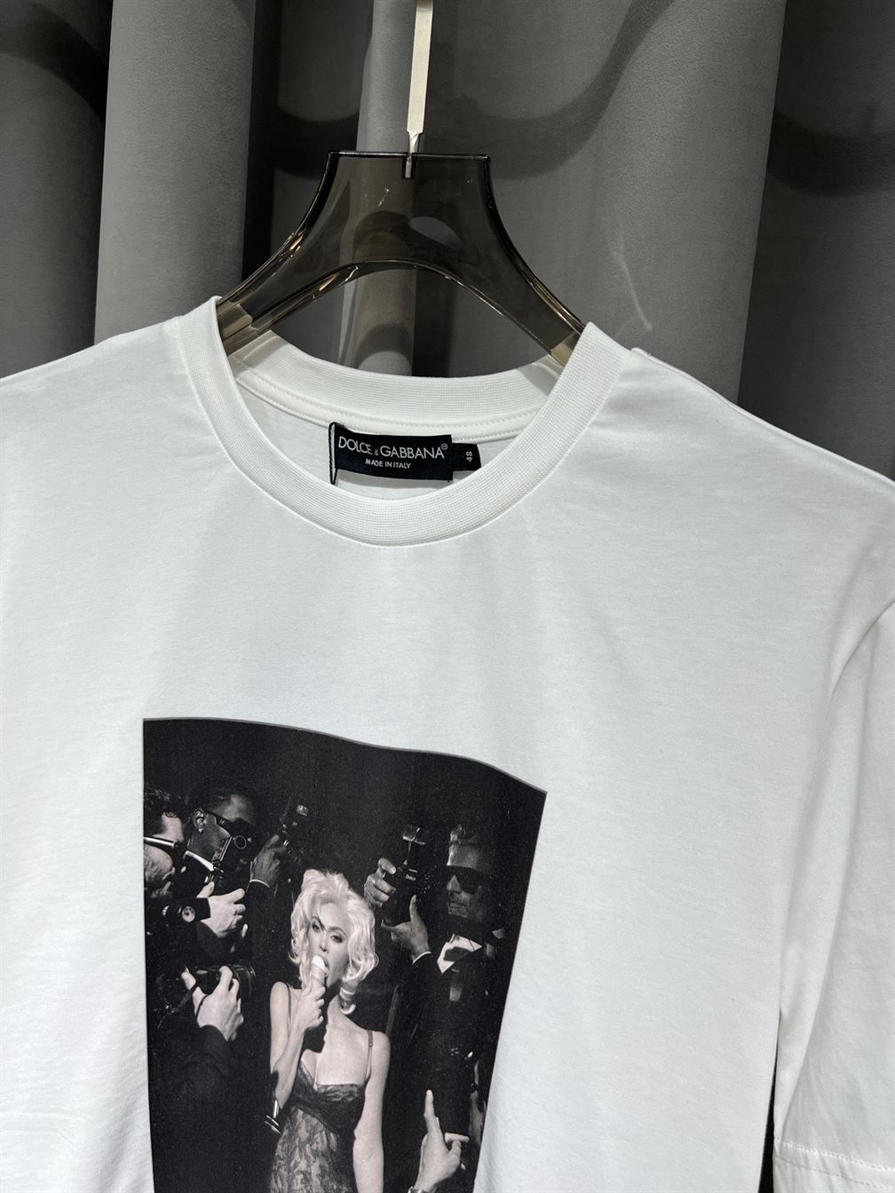 DOLCE & GABBANA CIAO KIM ICE CREAM-PRINT T-SHIRT – DT013