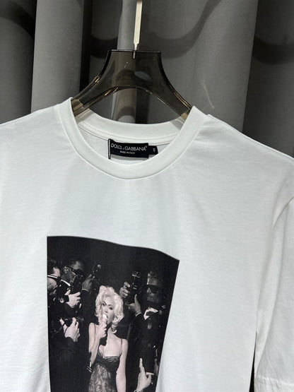 DOLCE & GABBANA CIAO KIM ICE CREAM-PRINT T-SHIRT – DT013