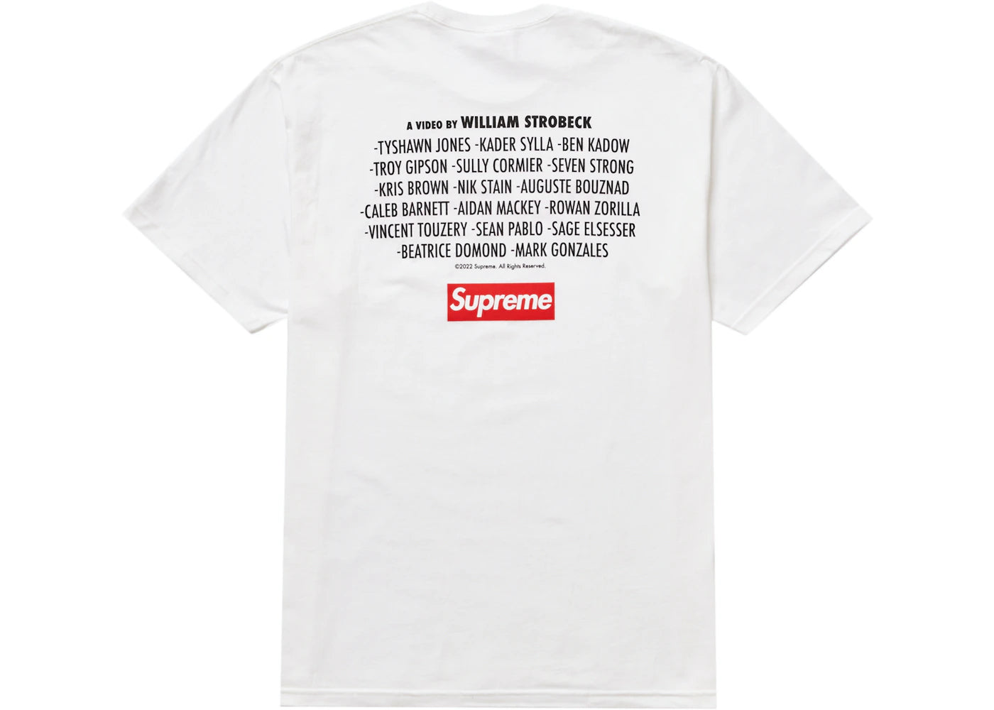 Supreme “Play Dead” Tee White