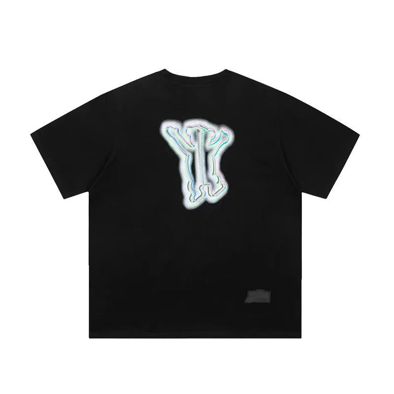 WE11DONE Colorful Bear In Black