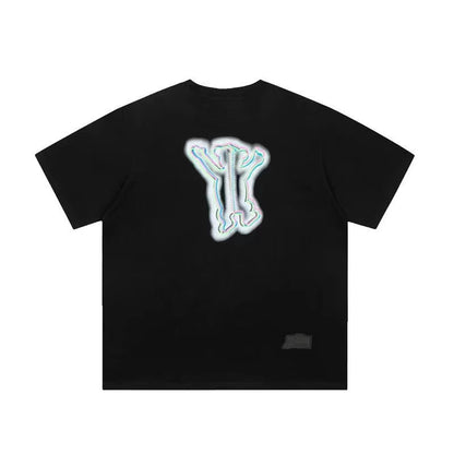 WE11DONE Colorful Bear In Black