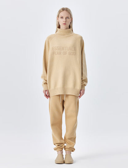 FEAR OF GOD ESSENTIALS 23 double stitch turtleneck sweater