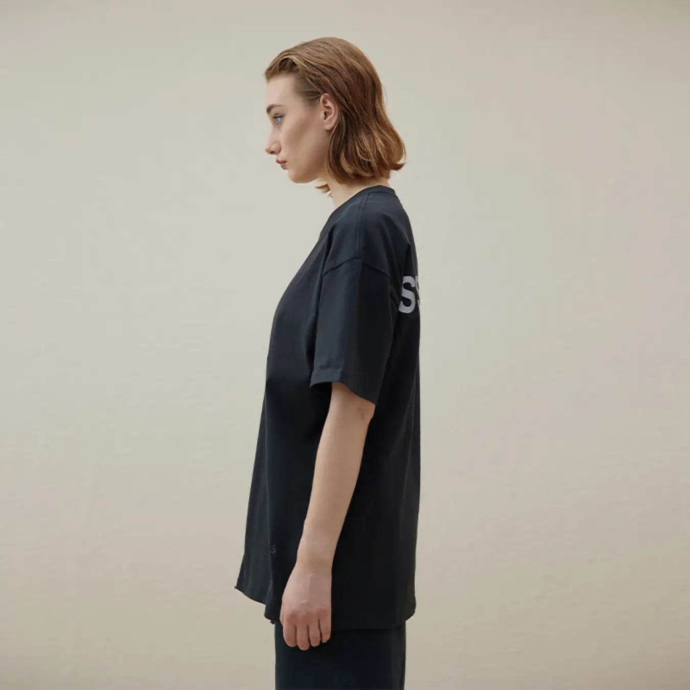 FOG Fear of God Reunion Line Los Angeles reflective short -sleeved ESSENTIALS loose T -shirt Black