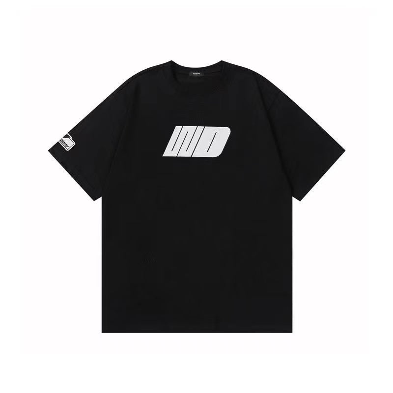 WE11DONE WD Letter Print Tee Black