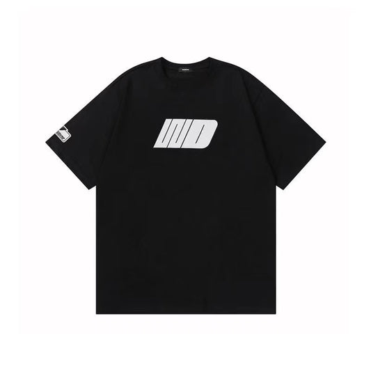 WE11DONE WD Letter Print Tee Black