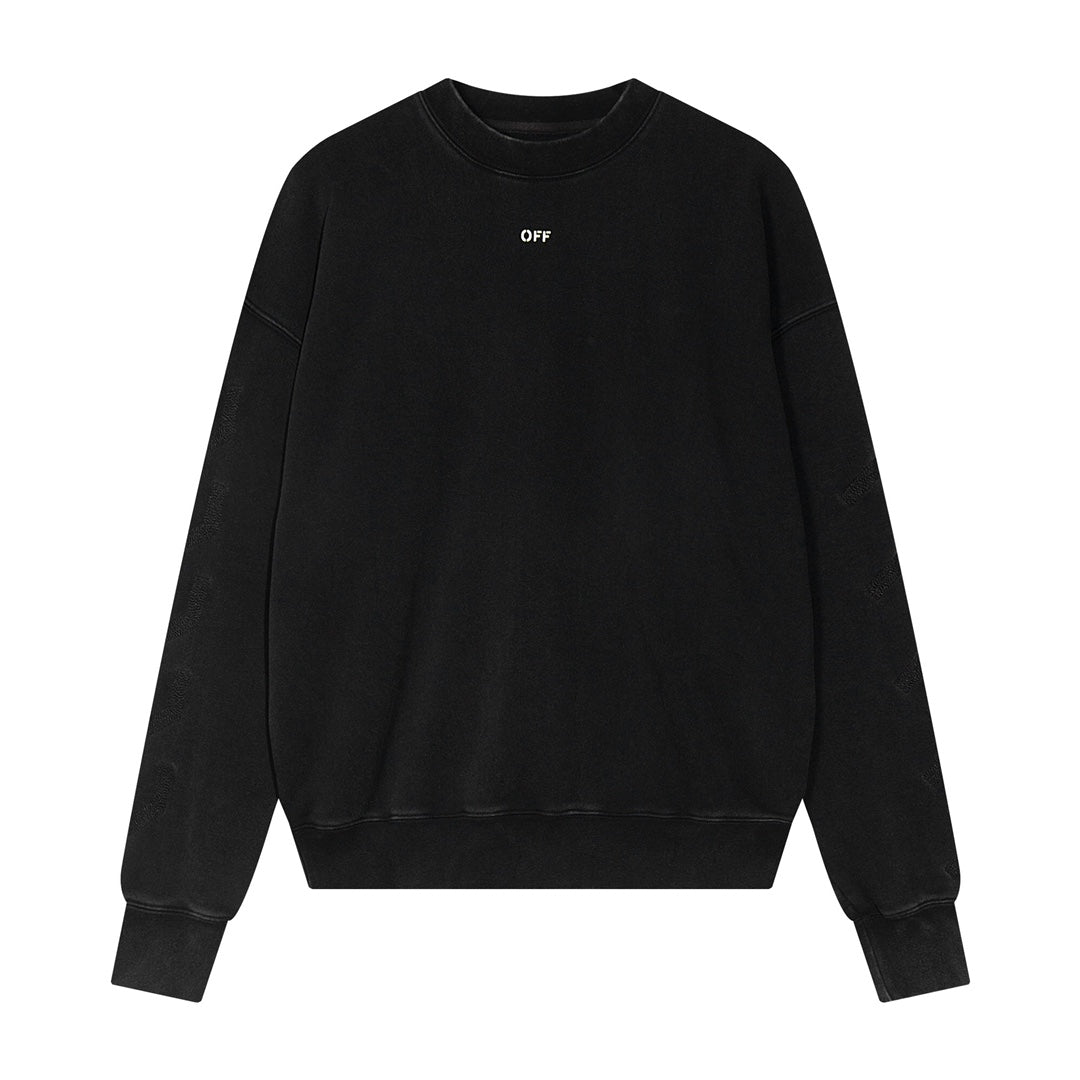 OFF WHITE SAINT MATTHEW AND THE ANGEL CREW NECK HOODIE