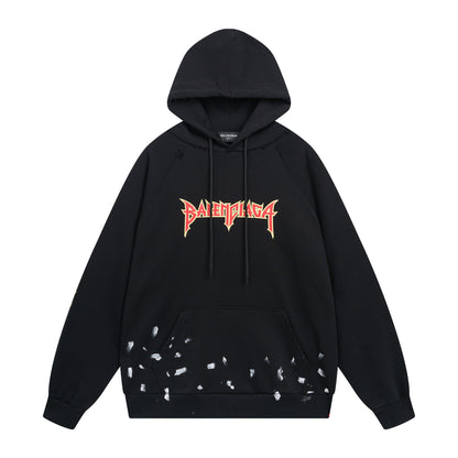 Balenciga logo hoodie BL238057 black