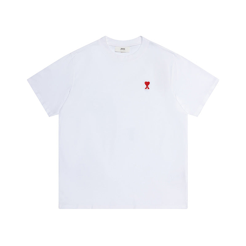 AMI Small Logo Tee White