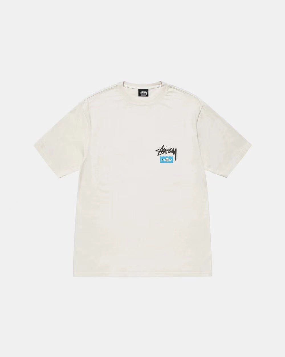 STUSSY SHORT ESSAY TEE BEIGE