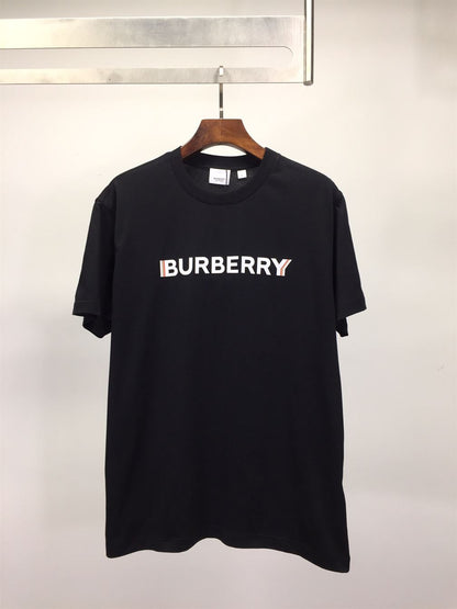 BURBERRY LOGO PRINT OVERSIZED T-SHIRT – BRS007