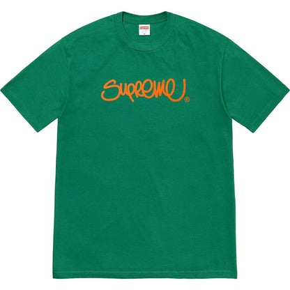Supreme Handstyle Tee Green
