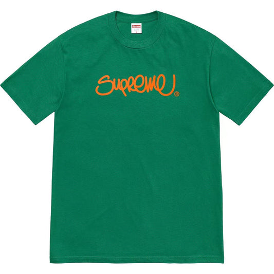 Supreme Handstyle Tee Green