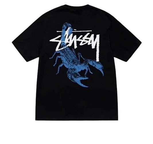 STUSSY SCORPION TEE BLACK