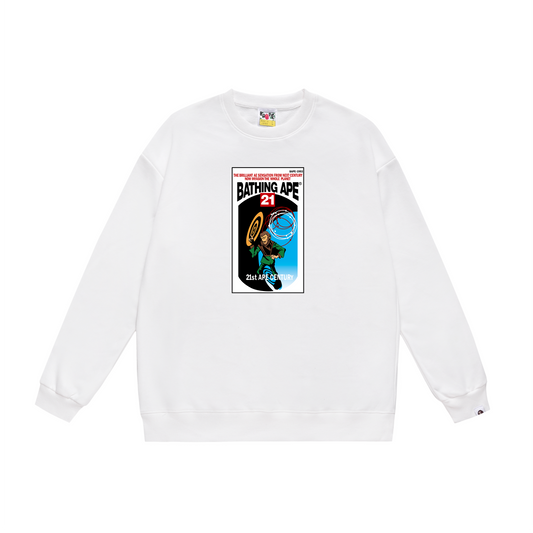 A Bathing Ape Relaxed Fit Hoodie White