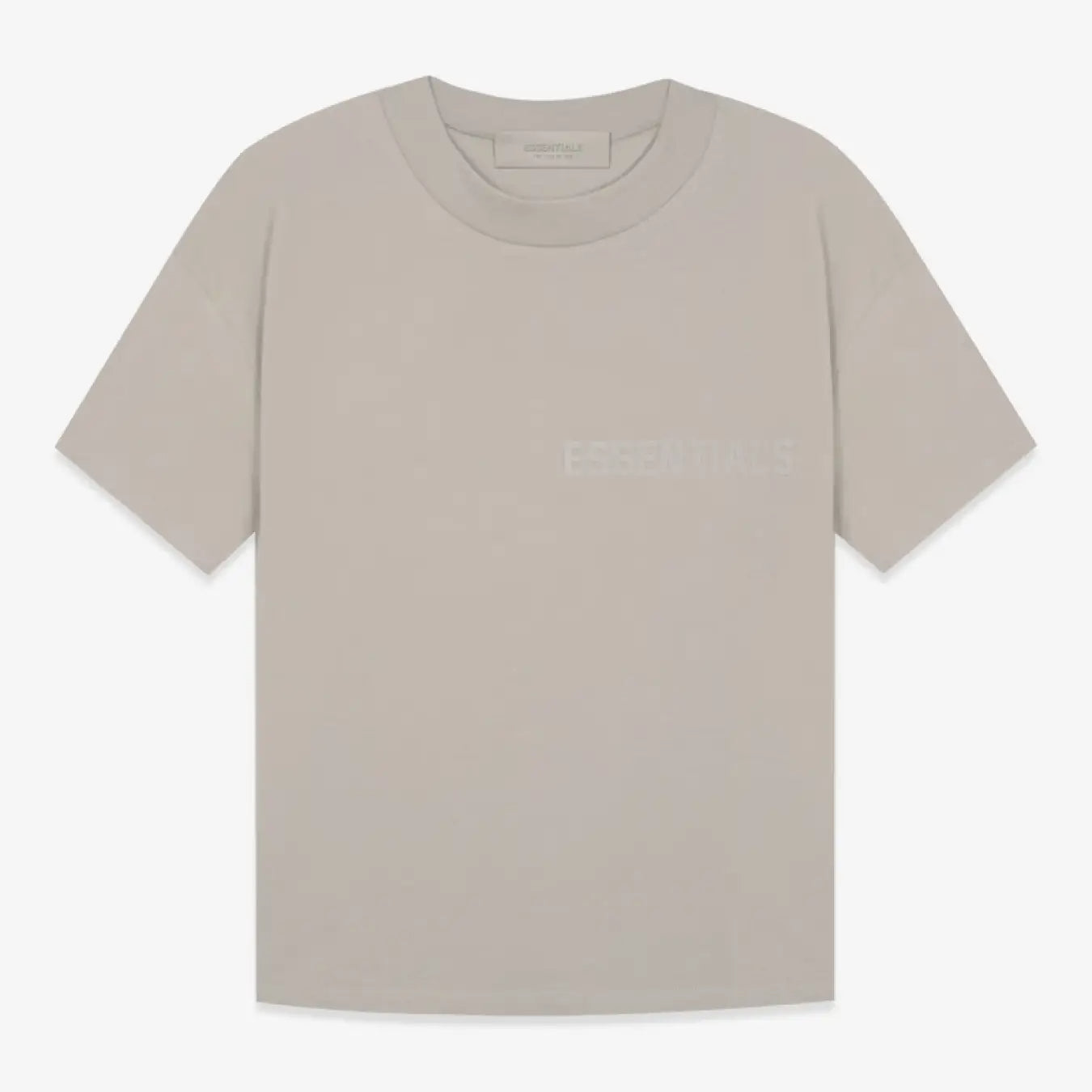 FOG FEAR OF GOD 22 ESSENTIALS double line single row flocking loose T-shirt smoke gray
