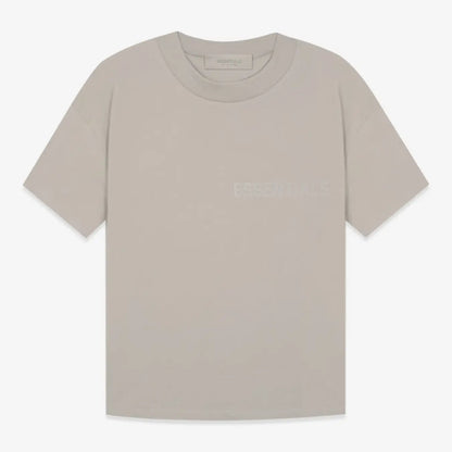 FOG FEAR OF GOD 22 ESSENTIALS double line single row flocking loose T-shirt smoke gray