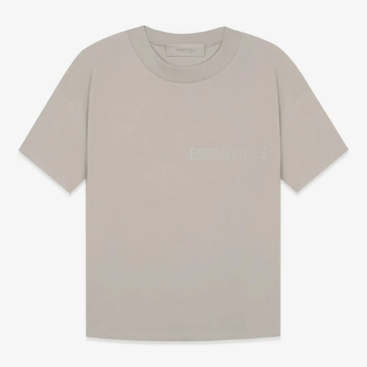FOG FEAR OF GOD 22 ESSENTIALS double line single row flocking loose T-shirt smoke gray