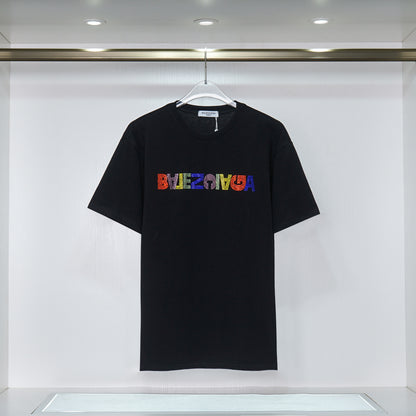 Balenciga logo tee xh9012 black