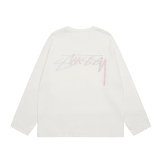 STUSSY FOOTBALL SWEATER BEIGE