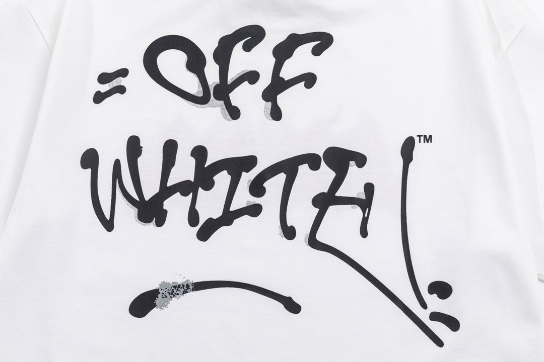 Off-White Off Graffiti Logo Short Sleeve T-Shirt