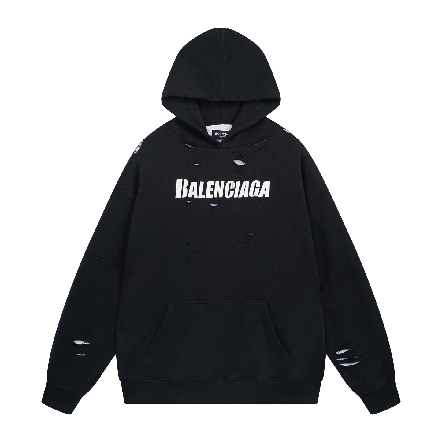 Balenciga logo hoodie BL238001 black
