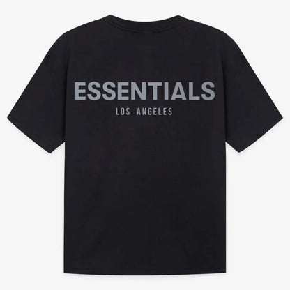 FOG Fear of God Reunion Line Los Angeles reflective short -sleeved ESSENTIALS loose T -shirt Black