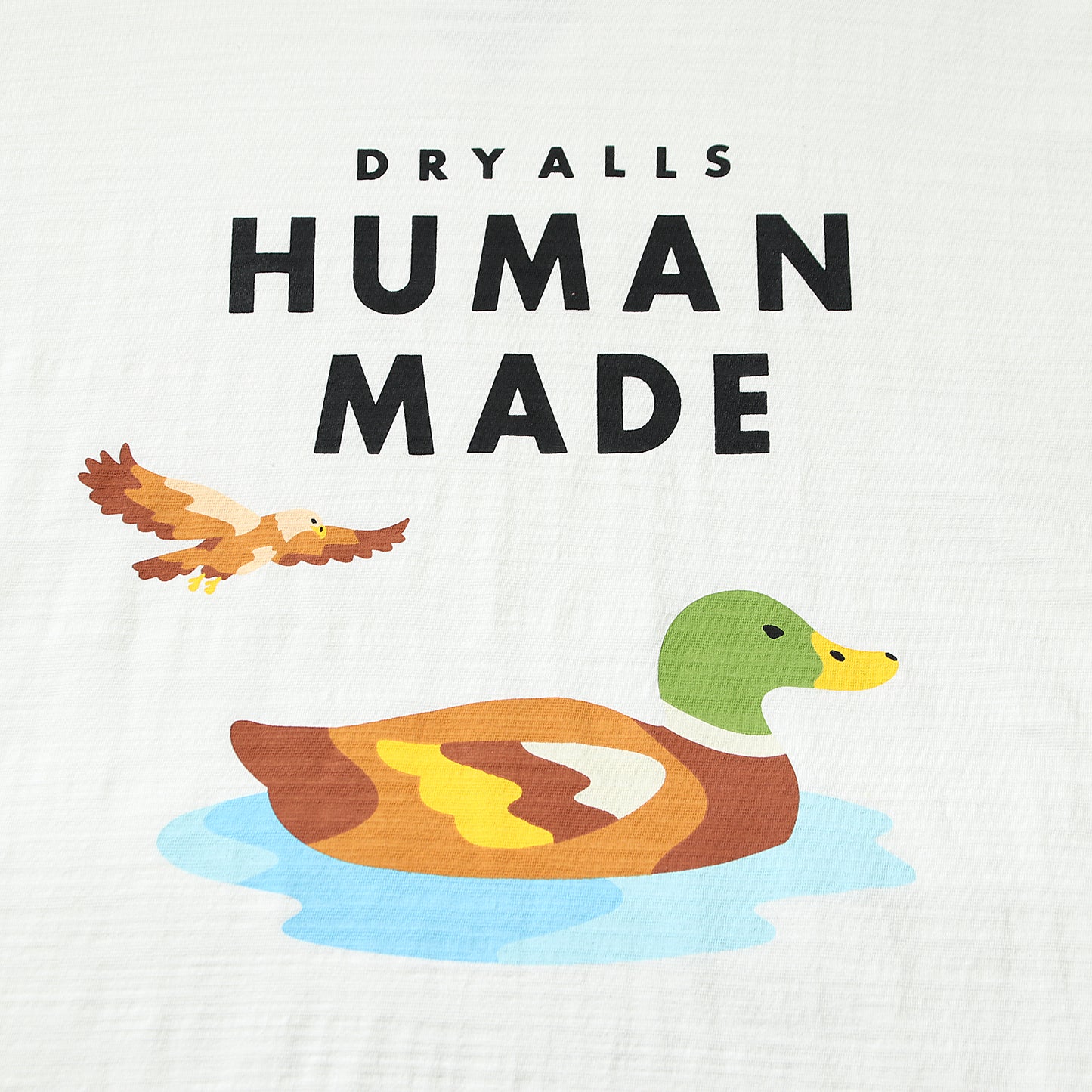 Human Made Swimming Duck Logo Tee White