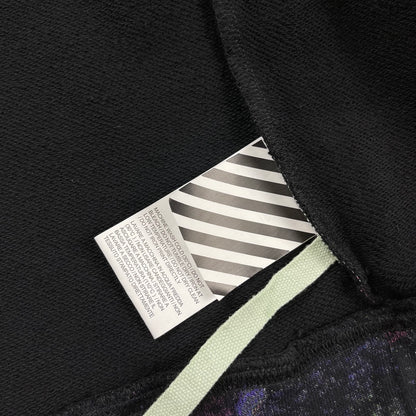 Off-White fireworks arrow hooded cardigan sweatshirt