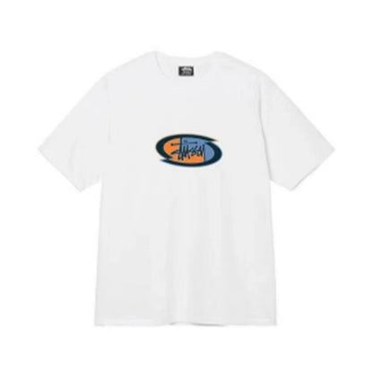 STUSSY OVAL TEE WHITE