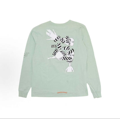 Chrome Hearts Matty Boy series Lust pure cotton pocket-fit long-sleeved T-shirt for men
