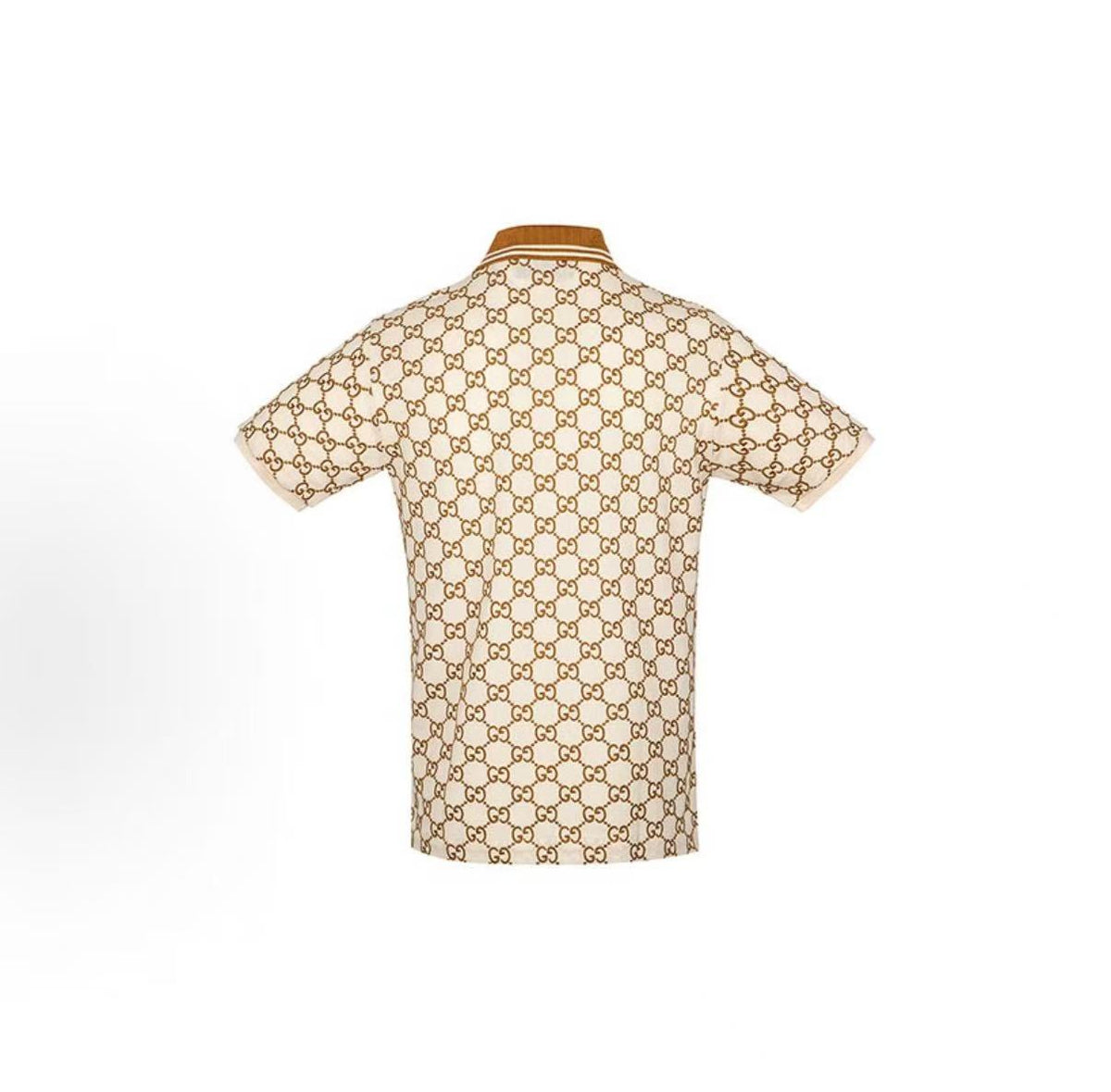 GUCCI Gucci Lettered Casual Sport Short-Sleeved Polo Shirt - Men's Style - Brown
