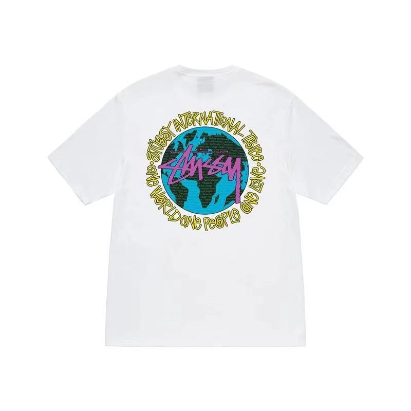 STUSSY NEW WORLD TEE WHITE