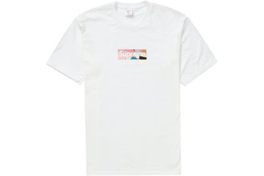 Supreme Emilio Pucci Box Logo Tee White/Dusty Pink