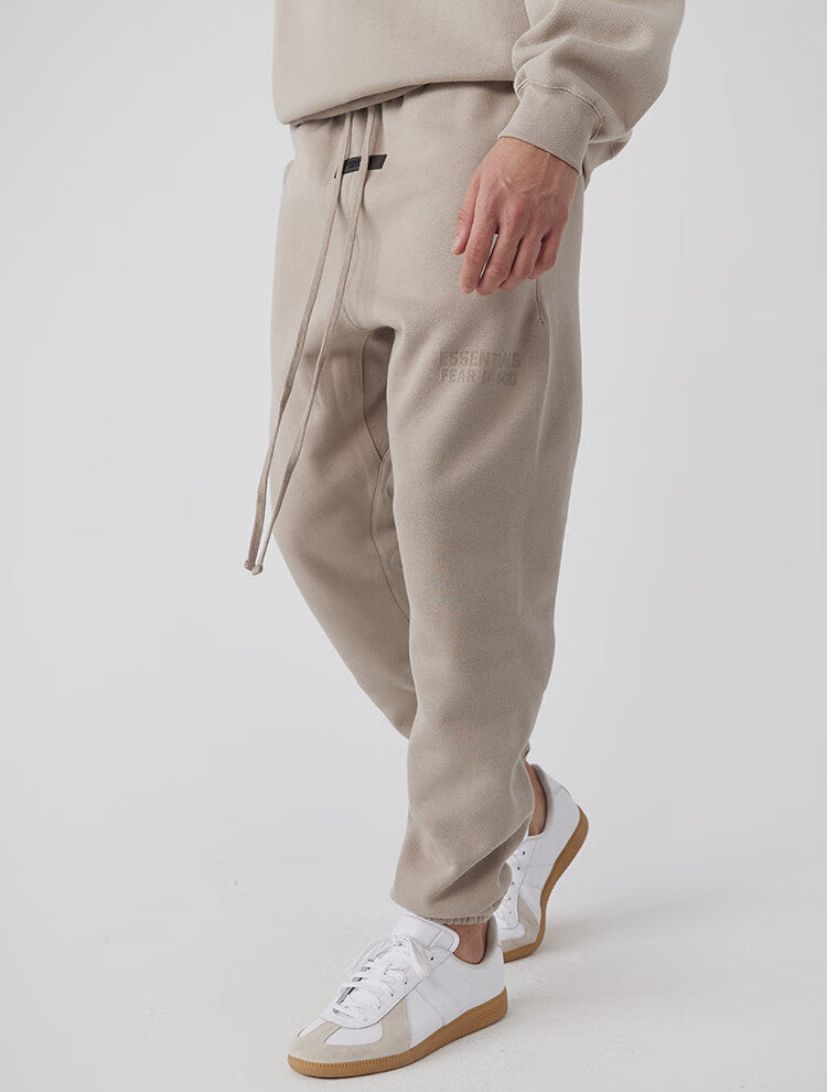 FEAR OF GOD ESSENTIALS Double-row flocked leggings trousers