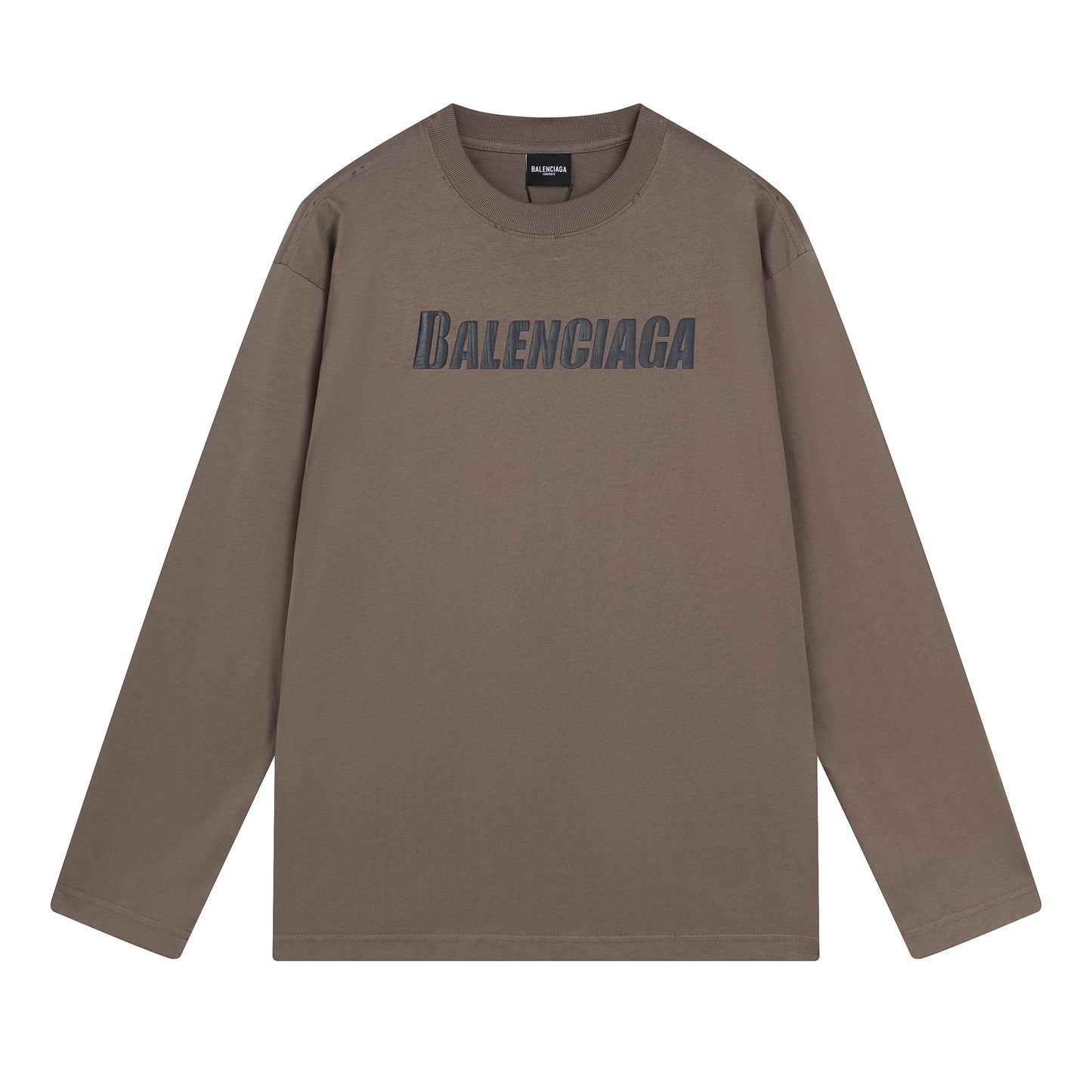 Balenciga logo tee p95 khaki
