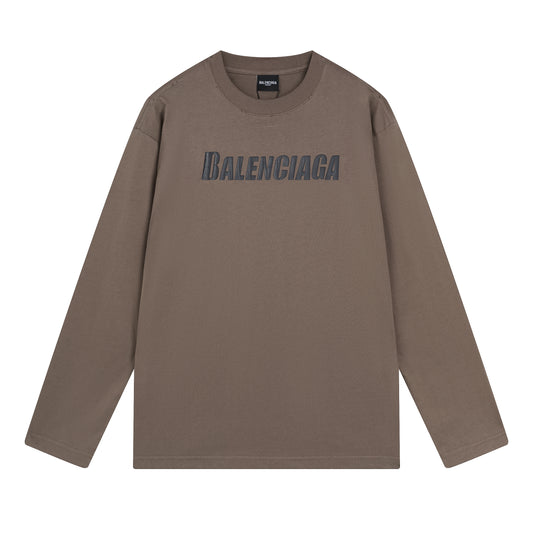 Balenciga logo tee p95 khaki