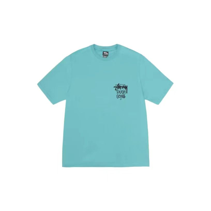 Stussy SS24 screen printed logo short-sleeved T-shirt, same style for men and women