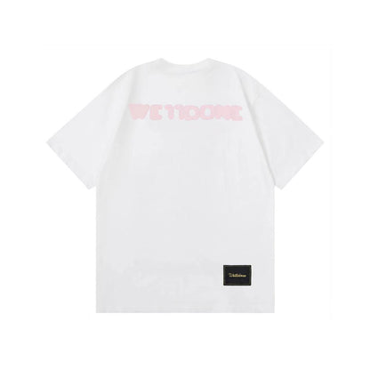 WE11DONE Love Heart Print Tee White